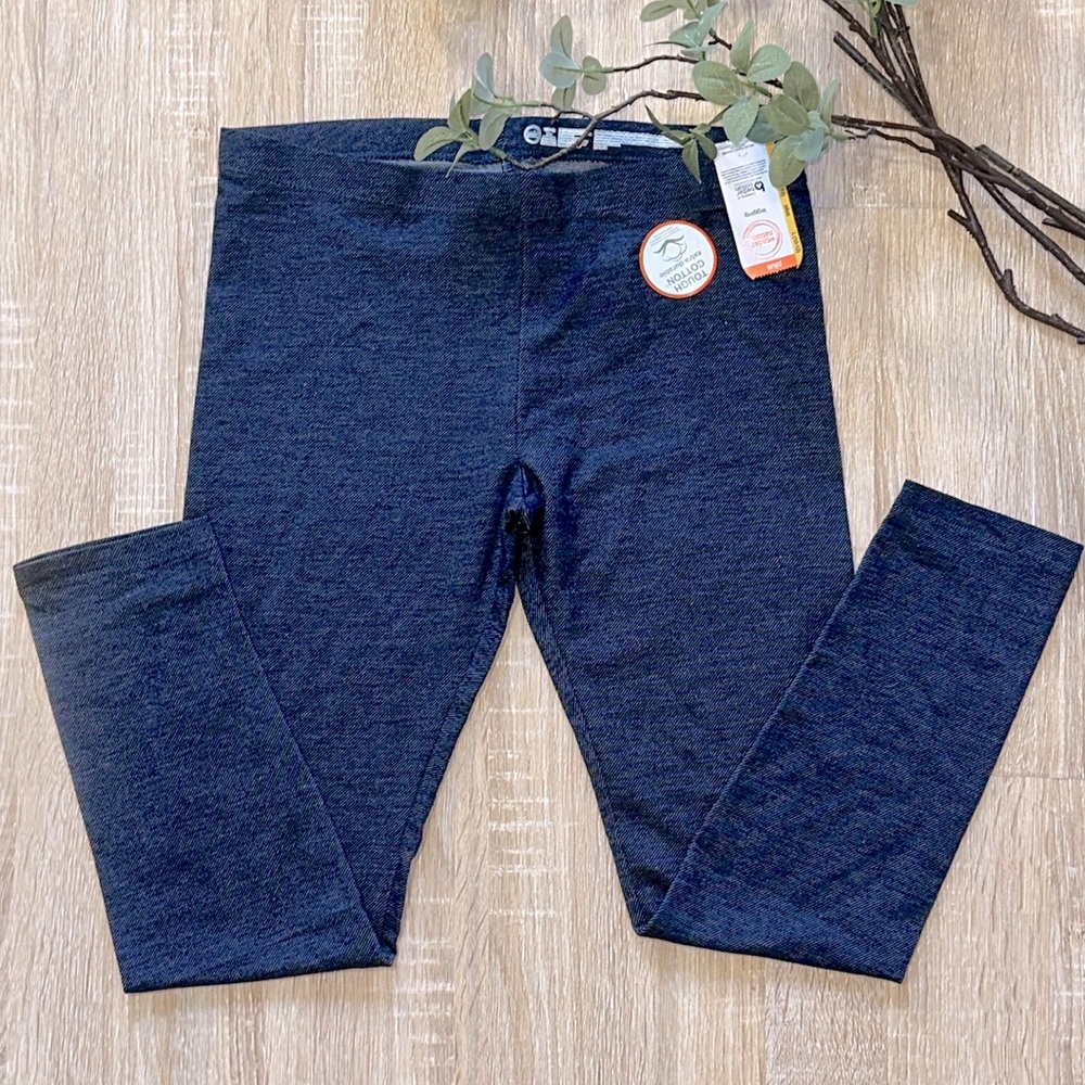 NWT WONDER NATION BLUE LEGGINGS SIZE L